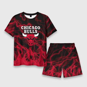 Мужской костюм с шортами 3D с принтом CHICAGO BULLS  ЧИКАГО БУЛЛС  МОЛНИИ в городе Новоалтайск,  |  | alex caruso | bulls | chicago bulls | demar derozan | lonzo ball | nba | nikola vucevic | sport | zach lavine | баскет | баскетбол | спорт