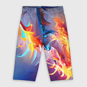 Велосипедки 3D с принтом Замерзшее пламя в городе Новоалтайск,  |  | abstraction | bright | colors | fire | flame | frozen | ice | multicolored | абстракция | горячий | краски | красочный | лед | огонь | пламя | разноцветный | сочный | фееричный | яркий