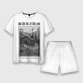 Мужской костюм с шортами 3D с принтом In the arms of darkness  Burzum в городе Новоалтайск,  |  | burz | burzum | byelobog | cymophane | darkthrone | deathlike silence | mayhem | misanthropy | old funeral | блэк метал | бурзум | бурзун | варг викернес | дарк эмбиент | метал | тьма