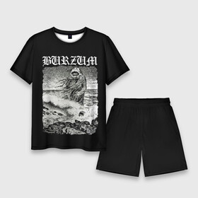 Мужской костюм с шортами 3D с принтом Burzum  The Sea Monster в городе Новоалтайск,  |  | burz | burzum | byelobog | cymophane | darkthrone | deathlike silence | mayhem | misanthropy | old funeral | блэк метал | бурзум | бурзун | варг викернес | дарк эмбиент | метал | тьма