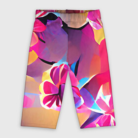 Велосипедки 3D с принтом Тропические краски  Цветы в городе Новоалтайск,  |  | bright | flowers | funny | multicoloured | petals | plants | positive | summer | tropical | бутоны | лето | позитивный | радостный | разноцветный | растения | тропический | фееричный | цветы | яркий