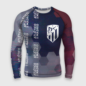 Мужской рашгард 3D с принтом ATLETICO MADRID  Соты в городе Новоалтайск,  |  | atletico | club | footbal | logo | madrid | атлетико | знак | клуб | логотип | логотипы | мадрид | паттерн | символ | символы | соты | форма | футбол | футбольная | футбольный
