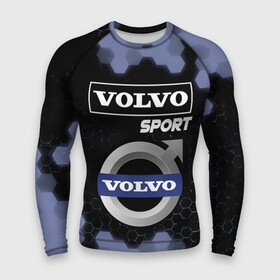 Мужской рашгард 3D с принтом VOLVO  Sport + Соты в городе Новоалтайск,  |  | auto | logo | moto | sport | symbol | volvo | авто | автомобиль | вольво | гонки | знак | лого | логотип | логотипы | марка | машина | мото | символ | символы | соты