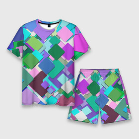 Мужской костюм с шортами 3D с принтом MULTICOLORED SQUARES в городе Новоалтайск,  |  | веселый | геометрический | геометрия | желтый | зеленый | квадраты | красный | красочный | разноцветный | синий | современный | узор | формы | цвета | яркий