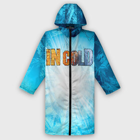 Дождевик унисекс 3D с принтом IN COLD horizontal logo with blue ice в городе Новоалтайск,  |  | cold | in | in cold | incold | metal | rock | wolf | в холоде | метал | металл | рок