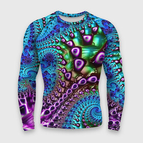 Мужской рашгард 3D с принтом Наикрутейший фрактальный паттерн  Авангард  The Coolest fractal pattern  Vanguard в городе Новоалтайск,  |  | abstraction | color | fashion | fractal | neon | pattern | vanguard | абстракция | авангард | мода | неон | паттерн | фрактал | цвет