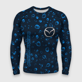 Мужской рашгард 3D с принтом MAZDA SPEED + Дождь в городе Новоалтайск,  |  | auto | logo | mazda | mazda speed | moto | symbol | авто | автомобиль | гонки | дождя | знак | капли | лого | логотип | логотипы | мазда | марка | машина | мото | символ | символы