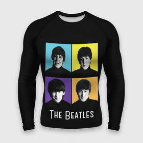 Мужской рашгард 3D с принтом The Beatles Портреты в городе Новоалтайск,  |  | Тематика изображения на принте: beatles | john lennon | music | paul mccartney | rock | the beatles | yellow submarine | yesterday | битлз | битлс | битлы | джон леннон | леннон | маккартни | музыка | пол маккартни | рок