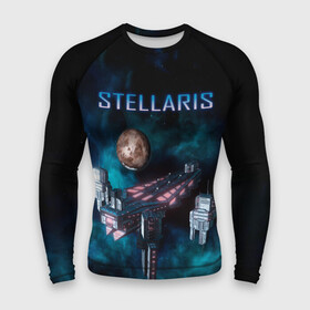 Мужской рашгард 3D с принтом Stellaris космический корабль в городе Новоалтайск,  |  | stellaris | stellaris game | игра stellaris | игра стелларис | стеларис | стелларис