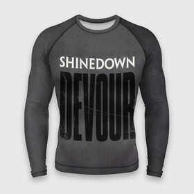 Мужской рашгард 3D с принтом Devour  Shinedown в городе Новоалтайск,  |  | brent smith | shinedown | брент смит | группа | музыка | рок | рок группа