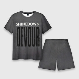 Мужской костюм с шортами 3D с принтом Devour  Shinedown в городе Новоалтайск,  |  | brent smith | shinedown | брент смит | группа | музыка | рок | рок группа