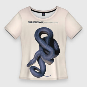 Женская футболка 3D Slim с принтом How Did You Love  Shinedown в городе Новоалтайск,  |  | brent smith | shinedown | брент смит | группа | музыка | рок | рок группа