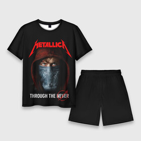 Мужской костюм с шортами 3D с принтом METALLICA THROUGH THE NEVER в городе Новоалтайск,  |  | hardcore | james hatfield | metall | metallica | music | punk | rock | usa | группа | джеймс хэтфилд | металлика | метла | музыка | рок | сша