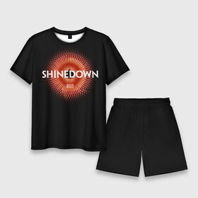 Мужской костюм с шортами 3D с принтом Shinedown  Bully в городе Новоалтайск,  |  | brent smith | shinedown | брент смит | группа | музыка | рок | рок группа