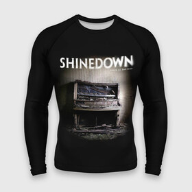Мужской рашгард 3D с принтом Shinedown  The Sound of Madness в городе Новоалтайск,  |  | brent smith | shinedown | the sound of madness | брент смит | группа | музыка | рок | рок группа