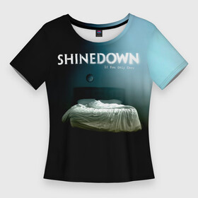 Женская футболка 3D Slim с принтом If You Only Knew  Shinedown в городе Новоалтайск,  |  | brent smith | if you only knew | shinedown | брент смит | группа | музыка | рок | рок группа