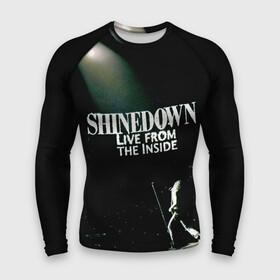 Мужской рашгард 3D с принтом Live From the Inside  Shinedown в городе Новоалтайск,  |  | brent smith | shinedown | брент смит | группа | музыка | рок | рок группа