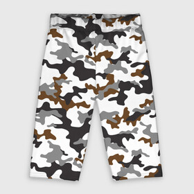 Велосипедки 3D с принтом Камуфляж Чёрно Белый  Camouflage Black White в городе Новоалтайск,  |  | black | camo | camouflage | white | белый | камуфляж | чёрный