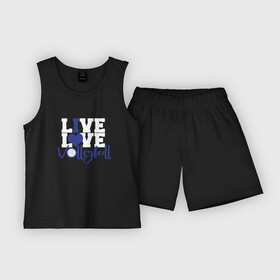 Детская пижама с шортами хлопок с принтом LIVE LOVE VOLLEYBALL Волейбол в городе Новоалтайск,  |  | fivb | voleybal | volleyball | волебол | волейбол | волейбола | волейболист | волейболистка | воллейбол | международная | федерация | фивб