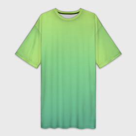 Платье-футболка 3D с принтом Shades of Green  GRADIENT в городе Новоалтайск,  |  | абстракция | амбре | без дизайна | градиент | градиент и ничего лишнего | градиенты | зеленая | зеленое | зеленый | летний зеленый цвет | на весну | на каждый день | на лето | оттенки зеленого