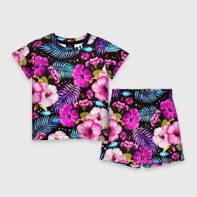 Детский костюм с шортами 3D с принтом Floral pattern  Summer night  Fashion trend в городе Новоалтайск,  |  | Тематика изображения на принте: fashion | flowers | night | pattern | summer | trend | лето | мода | ночь | паттерн | тренд | цветы
