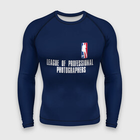 Мужской рашгард 3D с принтом League of Professional Photographers. 35mm. в городе Новоалтайск,  |  | 35мм | nba | баскетбол | нба | фотограф