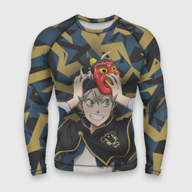 Мужской рашгард 3D с принтом Черный клевер  Аста в городе Новоалтайск,  |  | asuta | black clover | аниме | аста | король магов | черный клевер