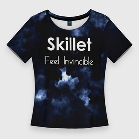 Женская футболка 3D Slim с принтом Feel Invincible  Skillet в городе Новоалтайск,  |  | skilet | skillet | альтернативный | гранж | группа | джен леджер | джон купер | индастриал | кори купер | метал | ню | пост | рок | рок группа | сет моррисон | симфоник | скилет | хард | христианский