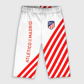 Велосипедки 3D с принтом atletico madrid  красные полосы в городе Новоалтайск,  |  | atletico madrid | fc | football | football club | sport | атлетико мадрид | мадрид | спорт | спортивные | униформа | фирменные цвета | фк | футбол | футбольный клуб
