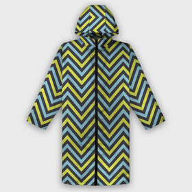 Дождевик унисекс 3D с принтом Ретро Зигзаг в городе Новоалтайск,  |  | pattern | retro | zig zag | zigzag | зиг заг | зигзаг | ретро | узор