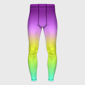Мужские тайтсы 3D с принтом Multicolored Ombre gradient в городе Новоалтайск,  |  | blurred stripes | gradient | multicolored | бирюзовый | градиент | желтый | современный | фиолетовый