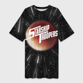 Платье-футболка 3D с принтом Starship Troopers  Warp  Logo в городе Новоалтайск,  |  | emblem | starship | starship troopers | starshiptroopers | арахниды | звёздный десант | лого | логотип | старшип труперс | старшиптруперс | эмблем