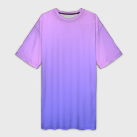 Платье-футболка 3D с принтом PINK PURPLE GRADIENT  ГРАДИЕНТ РОЗОВО ФИОЛЕТОВЫЙ в городе Новоалтайск,  |  | базовая | базовый | без дизайна | без лишнего | голубого | градиент | градиенты | малиновый | на каждый день | на лето | розово фиолетовый | розового | розовый | синего | синий | фиолетового