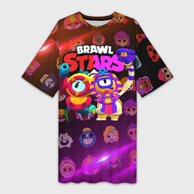 Платье-футболка 3D с принтом Otis  Pharaotis [Отис и Фараотиc] в городе Новоалтайск,  |  | brawl stars | otis | otis | pharaotis | pharaotis | бравл старс | отис | отис и фараотиc | фараотиc