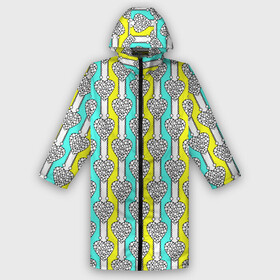 Дождевик унисекс 3D с принтом Striped multicolored pattern with hearts в городе Новоалтайск,  |  | hearts | multicolored | striped | в горошек | вертикальные полосы | полосатый узор | розовый | сердце