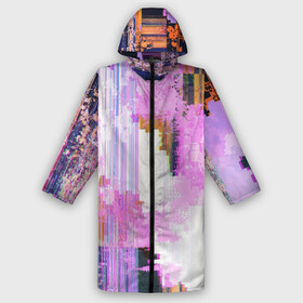 Дождевик унисекс 3D с принтом Glitch art  Fashion trend в городе Новоалтайск,  |  | abstraction | art | fashion | glitch | абстракция | глитч | искусство | мода