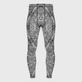 Мужские тайтсы 3D с принтом Black and white oriental ornament в городе Новоалтайск,  |  | black and white | oriental | oriental ornament | ornament | арабский узор | дамасский | орнамент | серый | черно белый