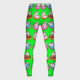 Мужские тайтсы 3D с принтом UNICORN AND DONUT в городе Новоалтайск,  |  | cute | pattern | детские картинки | единорог | милый | пончик | узор | цветной