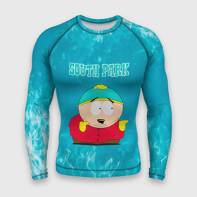 Мужской рашгард 3D с принтом Южный Парк  пламя в городе Новоалтайск,  |  | south park | sp | батерс | баттерс | кайл брофловски | картман | кеннет | кенни | маккормик | марш | мис | ренди | саус парк | сауспарк | стэн | стэнли | твик | эрик | южный парк | юп