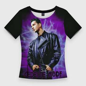 Женская футболка 3D Slim с принтом Depeche Mode  Dave Gahan в городе Новоалтайск,  |  | 80s | 80е | alternative rock | art | bands | dave gahan | depeche mode | music | pop | synthpop | альтернатива | арт | вокалисты | группы | депеш мод | дэйв гаан | молнии | мужчины | музыка | музыканты | небо | поп | синти поп | тучи