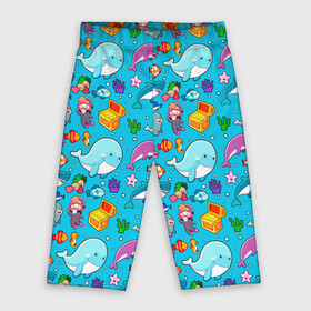 Велосипедки 3D с принтом SEA DIVING в городе Новоалтайск,  |  | blue | diver | fish | m | ocean | snorkeling | water | whale | аквалангист | акула | вода | дайвер | дайвинг | животные | кит | море | морская жизнь | морская звезда | морской | морской конек | морской котик | океан | погружение