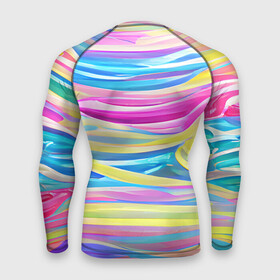 Мужской рашгард 3D с принтом Многоцветные волны в городе Новоалтайск,  |  | abstraction | bright | colors | emotions | lines | multicoloured | positive | summer | waves | абстракция | волны | выразительный | краски | летний | многоцветные | позитивный | полосы | радужный | разноцветные | эмоциональный | яркий