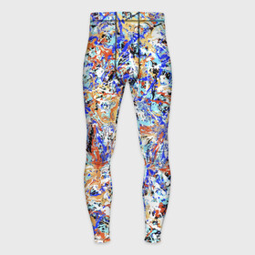 Мужские тайтсы 3D с принтом Летний красочный паттерн в городе Новоалтайск,  |  | color | fashion | impressionism | paint | pattern | splashes | summer | абстракция | брызги | импрессионизм | краска | лето | мода | паттерн | цвет