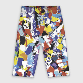 Велосипедки 3D с принтом Смелые мазки яркой краски на холсте в городе Новоалтайск,  |  | abstraction | art | canvas | expressionism | fashion | paint | picture | smears | summer | абстракция | искусство | картина | краска | лето | мазки | мода | холст | экспрессионизм