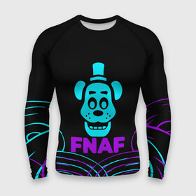 Мужской рашгард 3D с принтом FNAF Фредди neon в городе Новоалтайск,  |  | at freddys | five nights | five nights at freddys | fnaf | game | games | paint | бонни | брызги | игра | игры | краска | пять ночей | пять ночей с фредди | с фредди | фнаф | фокси | фредди | чика