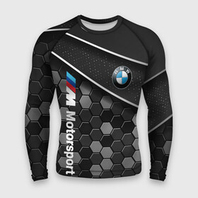 Мужской рашгард 3D с принтом BMW : Технологическая Броня в городе Новоалтайск,  |  | bmw | bmw motorsport | bmw performance | carbon | m | m power | motorsport | performance | sport | бмв | броня | карбон | моторспорт | соты | спорт | шестиугольники