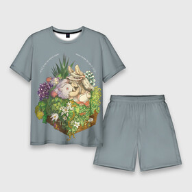 Мужской костюм с шортами 3D с принтом Наначи и Митти из аниме Made in Abyss в городе Новоалтайск,  |  | Тематика изображения на принте: anime | made in abyss | made in abyss аниме | made in abyss наначи | nanachi | riko | нанати | наначи | рико | рожденный в бездне | сделано в бездне | созданный в бездне