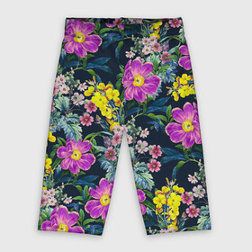 Велосипедки 3D с принтом Цветы Фиолетовые Пионы в городе Новоалтайск,  |  | flowers | summer | букет | лето | пионы | природа | растение | сад | садоводство | фиолетовый | флора | цветы
