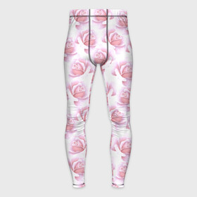 Мужские тайтсы 3D с принтом Нежные розы  паттерн в городе Новоалтайск,  |  | flowers | petals | pink | roses | seamless pattern | лепестки | нежность | паттерн | роза | розовый | розы | цветы