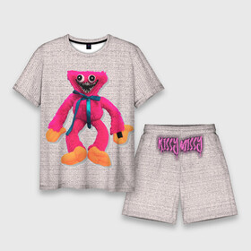 Мужской костюм с шортами 3D с принтом Киси Миси объёмная игрушка  Kissy Missy в городе Новоалтайск,  |  | kissy missy | play time | playtime | poppy | poppy playtime | киси миси | кисси мисси